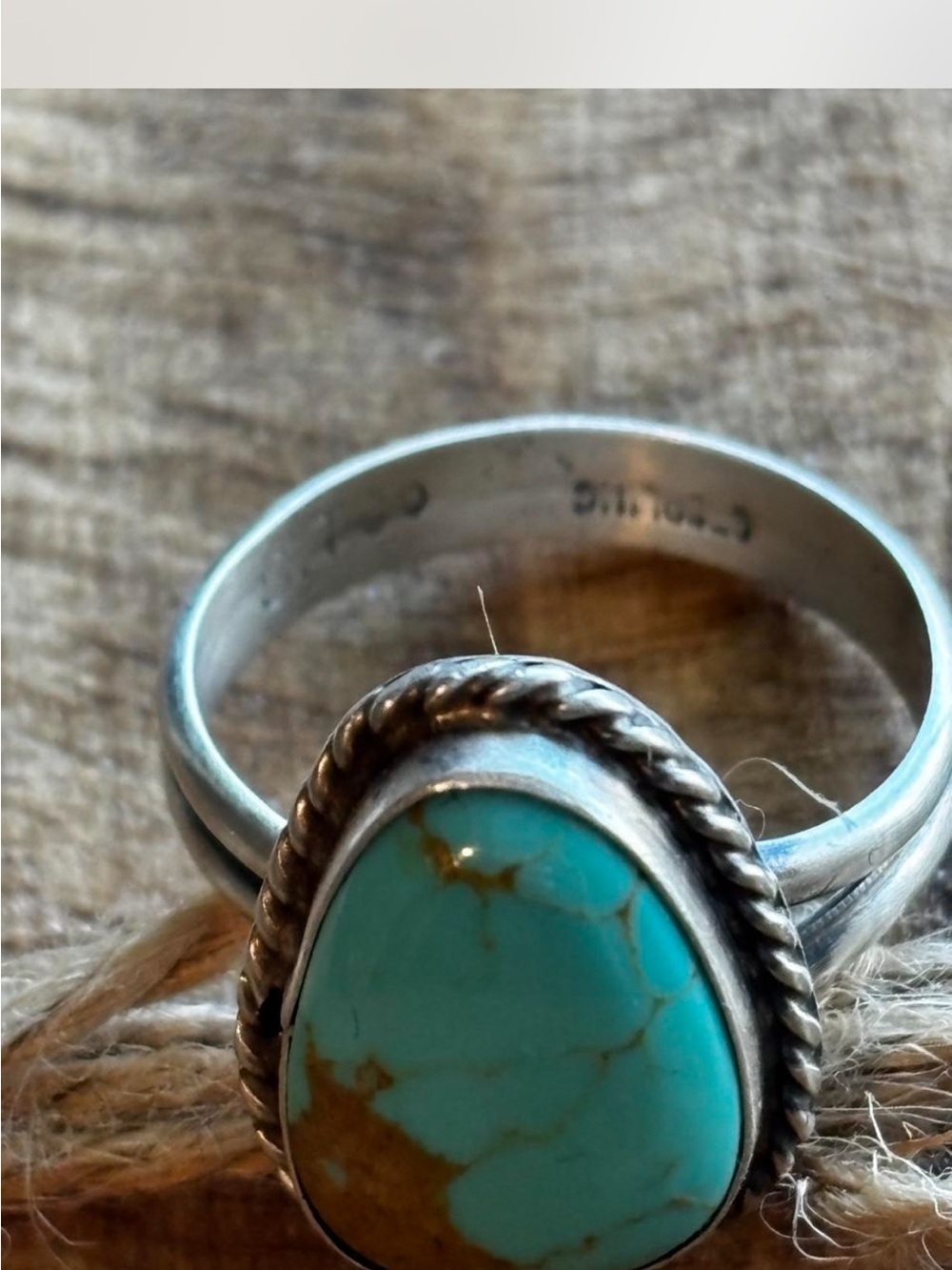 Native made adjustable ring - Picture 3 of 4